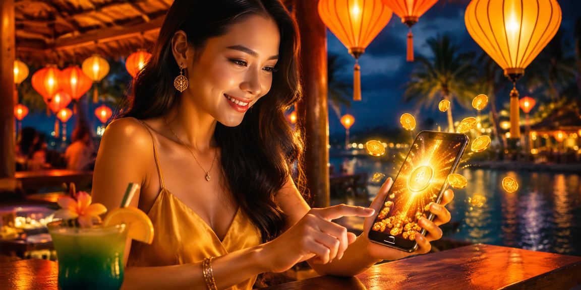 Không khí lễ hội Hội An với đèn lồng rực rỡ gợi liên tưởng đến giải thưởng jackpot lung linh trên kenh14