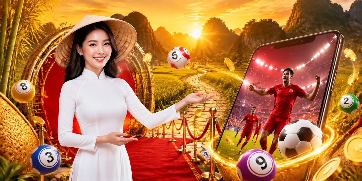 Người phụ nữ mặc áo dài tại Ninh Bình dùng điện thoại tham gia xổ số và casino trực tuyến trên kenh14